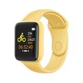 PAVEOS ATV/UTV Accessories Y68 Smart Watch Mens and Womens Childrens Sports and Fitness Smart Bracelet Yellow