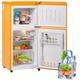 Ugreat - Réfrigérateur rétro. combinaison congélateur. 86,8 cm de hauteur, 45,5 cm de largeur, deux