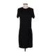 Kit and Ace Casual Dress - Sheath: Black Solid Dresses - Women's Size Small