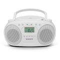 Roberts Zoombox FM Portable CD Player FM AM Radio White