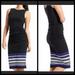 Athleta Dresses | Athleta Black Ruched Midi Tank Dress | Color: Blue/Gray | Size: S