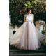 Wedding Skirt, Long Tulle Blush Bridal Maxi Bridesmaid Photoshoot Pink Tutu Ombre Skirt