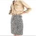 J. Crew Skirts | Nwt J. Crew Metallic Pebble Print Jacquard Skirt | Color: Black/Gold | Size: 6