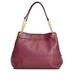 Michael Kors Bags | Michael Kors Jet Set Merlot Pebbled Leather Large Shoulder Bag Tote Chain Strap | Color: Purple/Red | Size: Os