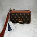 Dooney & Bourke Bags | Nwt Dooney And Bourke Gretta Wristlet. Brown Tmoro | Color: Brown | Size: Os