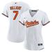 Women's Nike Jackson Holliday White Baltimore Orioles Home Replica Player Jersey