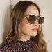 Gucci Accessories | New Gg0593sk 003 Gucci Gold Brown Women Gucci Sunglasses | Color: Brown/Gold | Size: Os