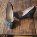 J. Crew Shoes | J Crew Etta Plaid Jeweled Toe Pumps Heels Dress Shoes 9.5 Euc | Color: Blue/Green | Size: 9.5