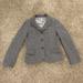 J. Crew Jackets & Coats | J. Crew Blazer Women's 10 Gray Wool Blend Button Front Jacket | Color: Gray | Size: 10