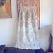 Free People Skirts | Nwot Free People High Waist Vintage Lace Midi Skirt S High Waisted Skirt Retro | Color: Cream/White | Size: 0