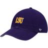 Men's '47 Purple LSU Tigers Archie Script Clean Up Adjustable Hat