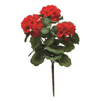 Red Geranium Floral Bush (Set Of 2) by Melrose in ...