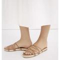 Madewell Shoes | New Madewell The Kathryn Espadrille Leather Boho Resort Slide Sandal Brown 9.5 | Color: Brown | Size: 9.5