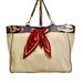 Gucci Bags | Authentic Gucci Gg Signature-Trimmed Large Positano Scarf Tote | Color: Tan | Size: 16x13x5.5