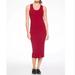 Athleta Dresses | Athleta Ribbed Merino Wool Dress Racerback | Color: Red | Size: S