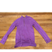 Athleta Tops | Athleta Women's Fast Track Half Zip Purple Ruched Large Athleisure Activewear | Color: Purple | Size: L