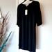 Michael Kors Dresses | Nwt Michael Kors Cold Shoulder Midi Dress S | Color: Black | Size: S
