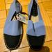 Zara Shoes | Nwt Zara Blue Jean Espadrilles 7.5/38 | Color: Blue | Size: 7.5