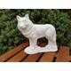 Paint Your Own Ceramic Wolf Kit, Lone Wolf Animal Bisque Pottery Figure, DIY Ceramic Craft Kit With Paints, Wolf Lover Gift Kit