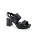 Women's Carimma Sandal by Aerosoles in Black Leather (Size 8 M)