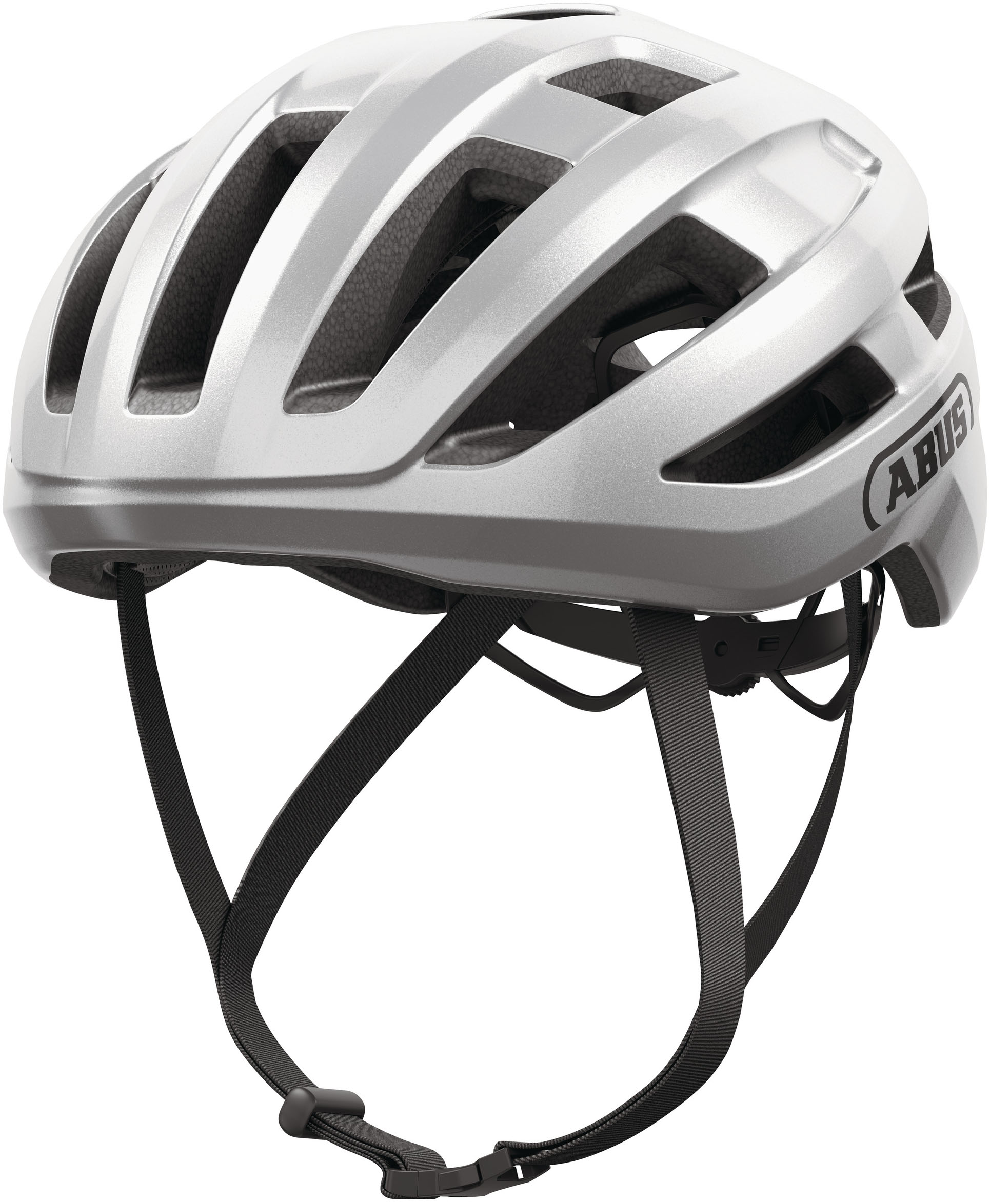 Fahrradhelm ABUS "POWERDOME MIPS" Gr. S, silber (gleam silber), Helme, S Kopfumfang: 51cm - 55cm Image