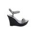 Italian Shoemakers Footwear Wedges: Silver Shoes - Women's Size 8
