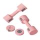 Dumbbells Dumbbell set for home quick change adjustable weight dumbbell home fitness sports fitness dumbbell equipment Dumbbell Set (Color : Pink, Size : A)