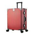 DNZOGW Suitcase Suitcase Trolley Case Password Boarding Case Suitcase Universal Wheel Suitcase Men and Women Suitcase Suitcases (Color : Red, Size : A)