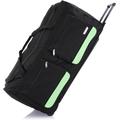 Flymax 28" Medium Suitcase Lightweight Wheeled Duffle Bag Holdall Luggage Travel Bag