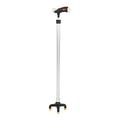 Walking Cane Multi-Purpose Aluminum Alloy Elderly Walking Cane Adjustable Height Four-Leg Crutches Seniors Mobility Aids Walking Stick