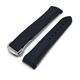 PLACKE Rubber Curved Silicone Watch Strap For 20mm 22mm Fit For Omega Fit For Tissot Fit For Casio Fit For Huawei Fit For Samsung Men Sports Waterproof Replacement Watchband (Color : 2, Size : 22mm