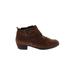 Carlos by Carlos Santana Ankle Boots: Brown Shoes - Women's Size 7 1/2