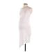 Due Time Maternity Casual Dress: White Dresses - Women's Size Small