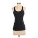 Beyond Yoga Active Tank Top: Gray Activewear - Women's Size X-Small