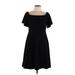 Lark & Ro Casual Dress: Black Dresses - New - Women's Size Large