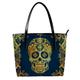 FNETJXF Tote Bag for Women, Vegan Leather Large Tote Bag, Women's Tote Handbags, Easter Sugar Skull, Tote Bag for Work