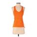 Reebok Active Tank Top: Orange Activewear - Women's Size 2X