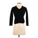 Saks Fifth Avenue Wool Pullover Sweater: Black Sweaters & Sweatshirts - Women's Size Small