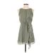 H&M Casual Dress: Gray Solid Dresses - Women's Size 2