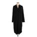 H&M Casual Dress - Shirtdress: Black Dresses - Women's Size Medium