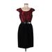 Alex Marie Casual Dress - Sheath: Black Jacquard Dresses - Women's Size 10