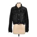 Free People Denim Jacket: Black Jackets & Outerwear - Women's Size Small