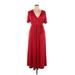 Lily by Firmiana Casual Dress - Maxi: Red Dresses - New - Women's Size 1X