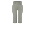 Mac Capri-Jeans Damen grün, Gr. 46-17, Baumwolle, Capri Jeans für stilvolle Sommerlooks