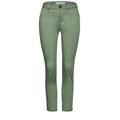 Street One 7/8 Satin Hose Damen dry salvia green, Gr. 42-26, Weiblich Hosen