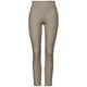 Street One Coated Leggings Damen tuffet beige, Gr. 40, Leggings, Skinny Fit, High Waist mit Legs, Gummibund, Coating Effekt, Kunstleder Optik