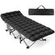 Folding Camping Cot for Adults Portable Outdoor Bed Heavy Duty Sleeping Cots for Camp with Pillow and Carry Bag