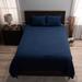 Rizzy Home Blackberry Grove Navy Blue Channel Stitched Quilt Set