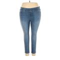 Old Navy Jeggings - Mid/Reg Rise: Blue Bottoms - Women's Size 18 Petite