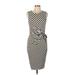 Bailey 44 Casual Dress - Bodycon: Ivory Zebra Print Dresses - Women's Size Large